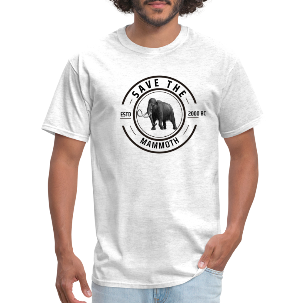 Save The Mammoth T-Shirt - light heather gray