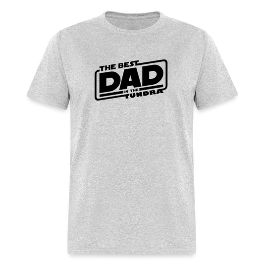 Best Dad in the Tundra T-Shirt - heather gray