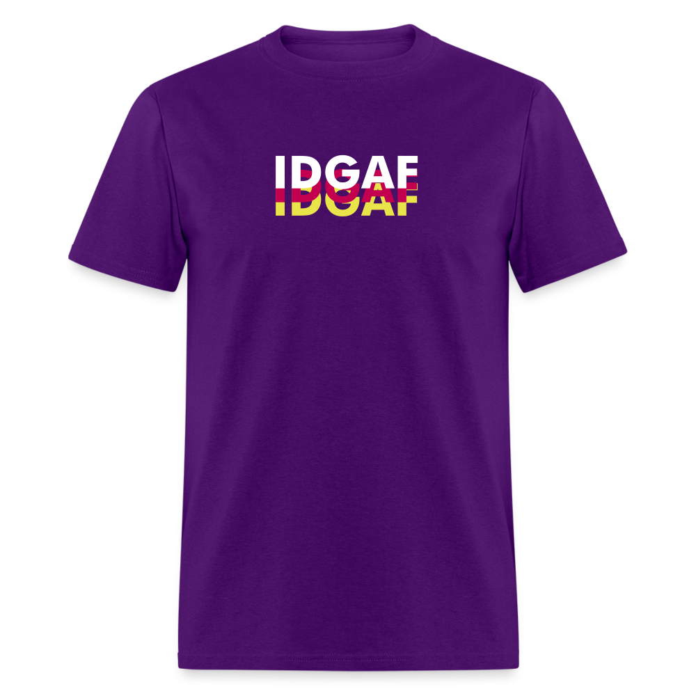 IDGAF T-Shirt - purple