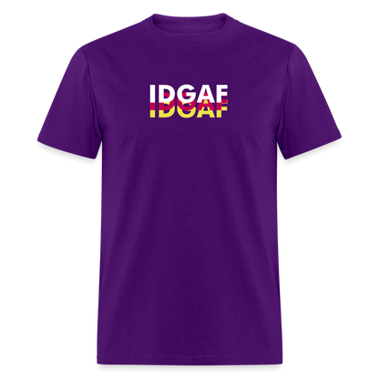 IDGAF T-Shirt - purple