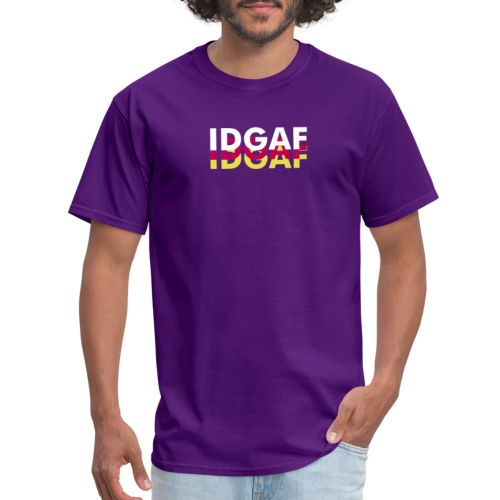 IDGAF T-Shirt - purple