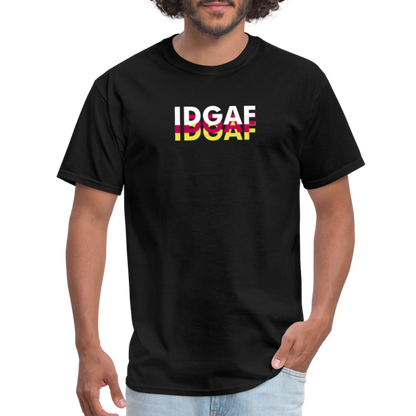 IDGAF T-Shirt - black