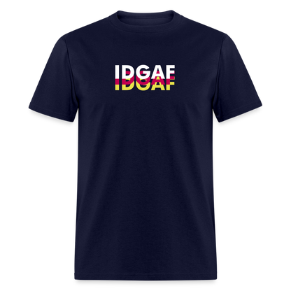 IDGAF T-Shirt - navy