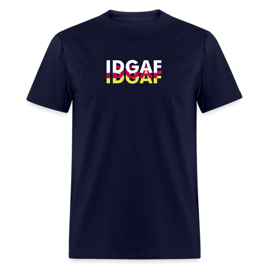 IDGAF T-Shirt - navy