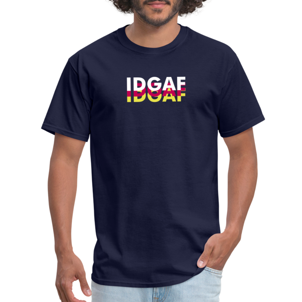 IDGAF T-Shirt - navy