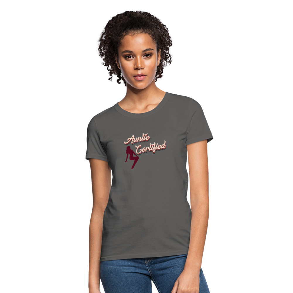 Auntie Certified T-Shirt - charcoal