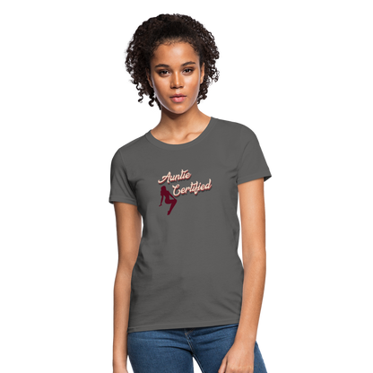 Auntie Certified T-Shirt - charcoal