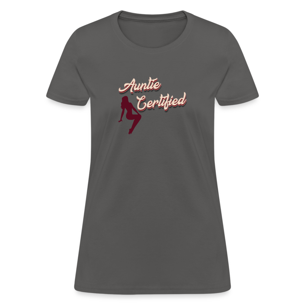 Auntie Certified T-Shirt - charcoal