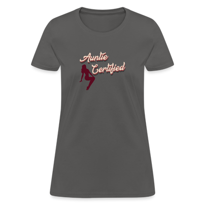 Auntie Certified T-Shirt - charcoal