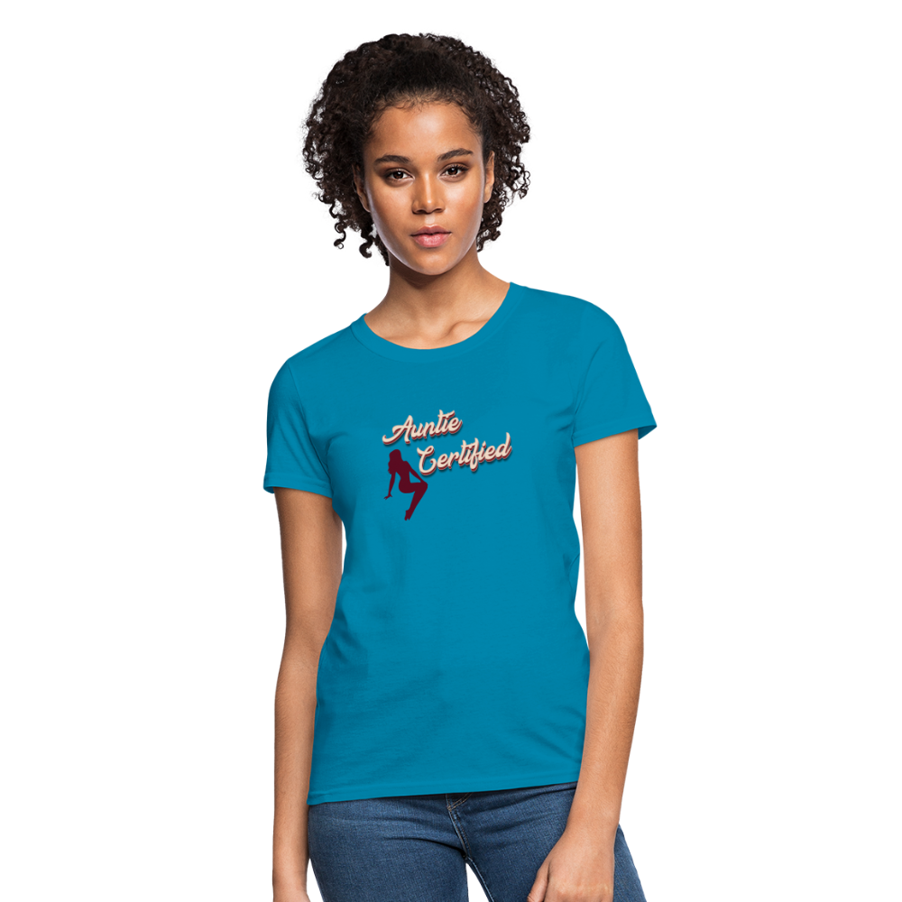 Auntie Certified T-Shirt - turquoise