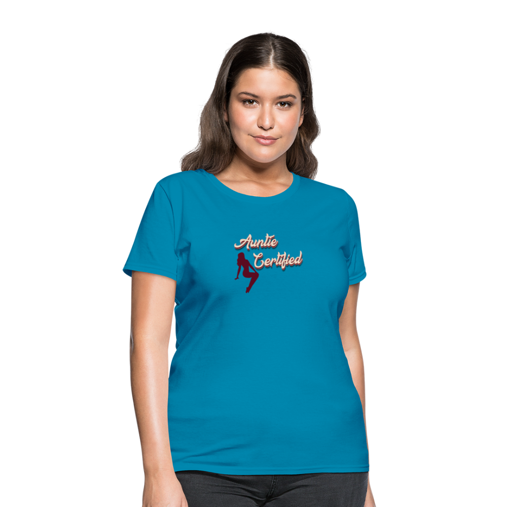 Auntie Certified T-Shirt - turquoise