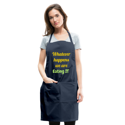 Whatever Happens Apron - navy