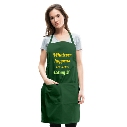 Whatever Happens Apron - forest green