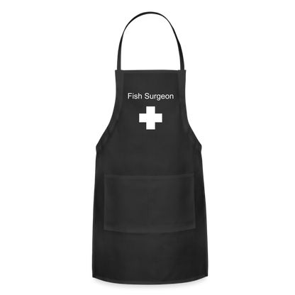 Fish Surgeon Apron - black