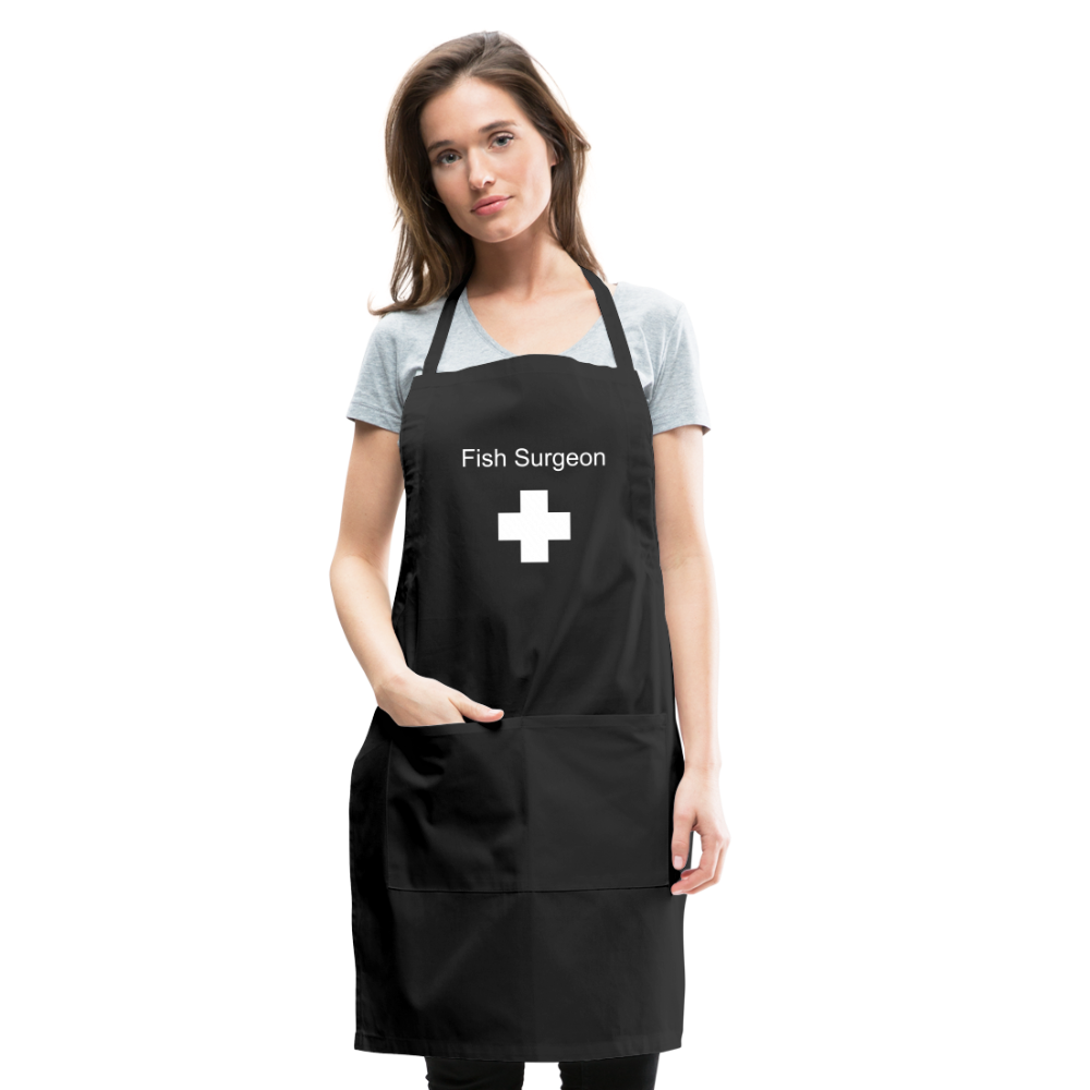 Fish Surgeon Apron - black