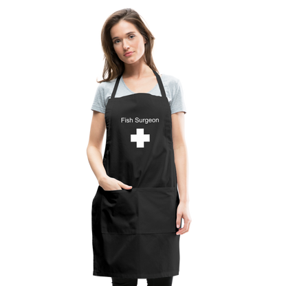 Fish Surgeon Apron - black