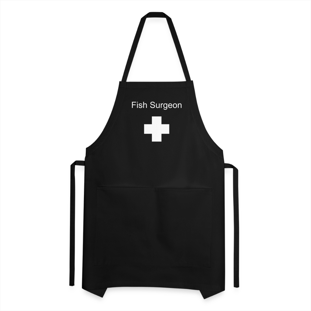 Fish Surgeon Apron - black