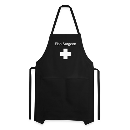 Fish Surgeon Apron - black