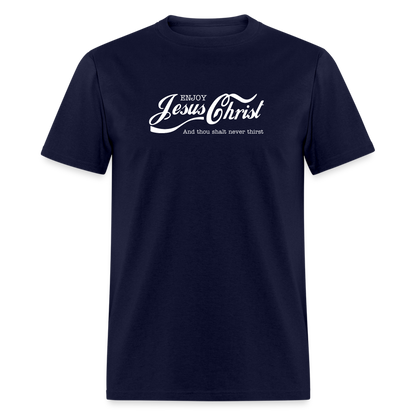 Ejoy Jesus Christ T-Shirt - navy