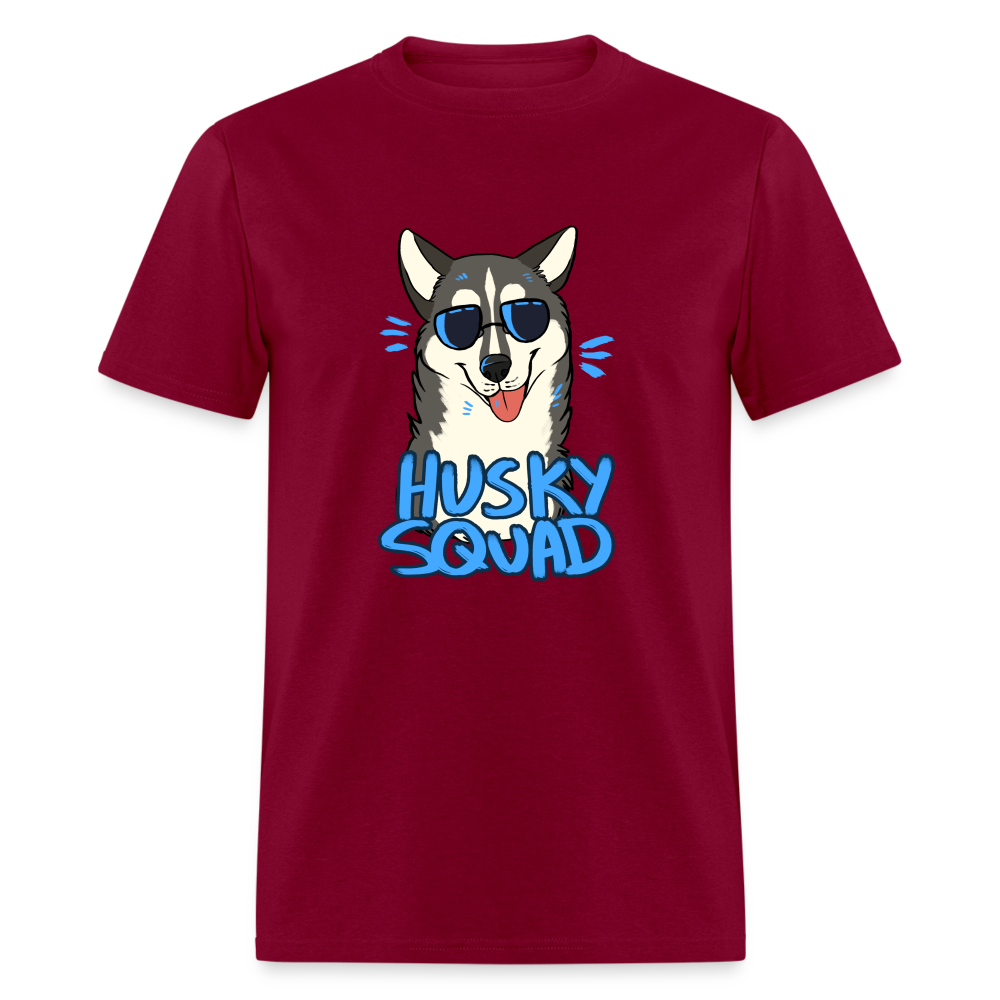 Husky Squad T-Shirt - burgundy