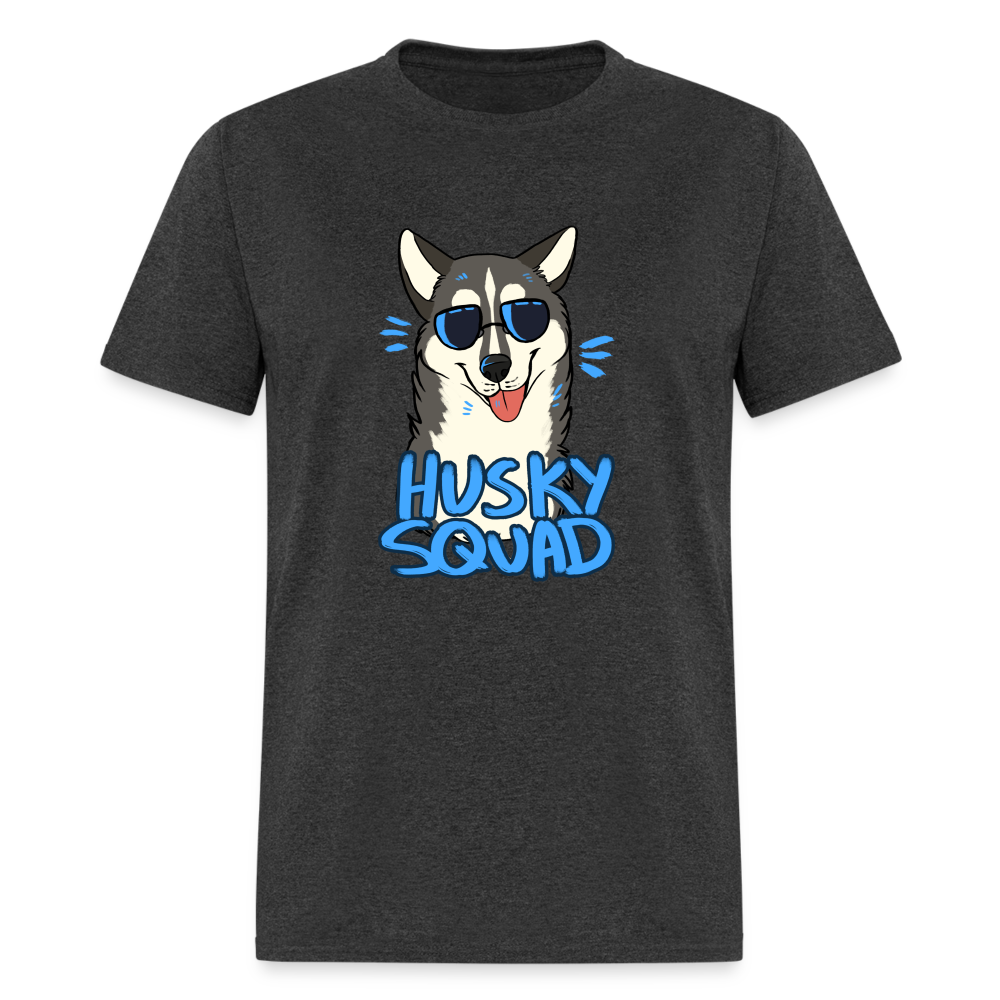 Husky Squad T-Shirt - heather black