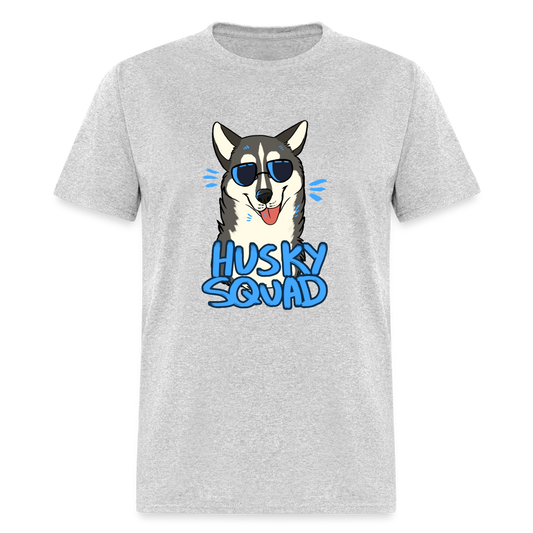 Husky Squad T-Shirt - heather gray