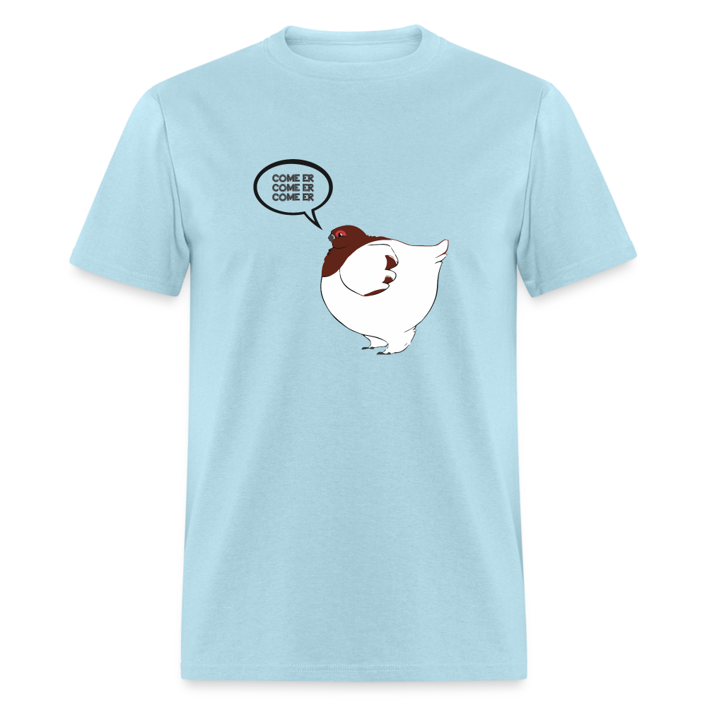 Come Er T-Shirt - powder blue