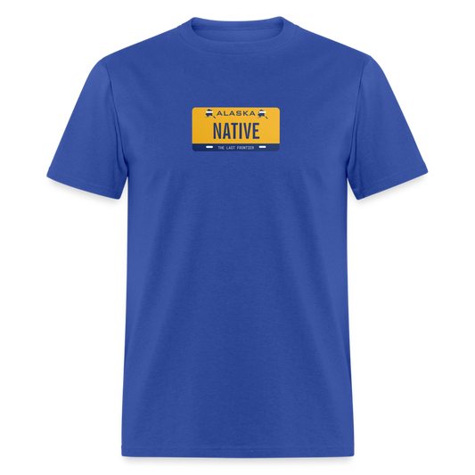 Ak Native Plate T-Shirt - royal blue