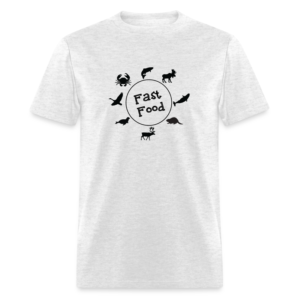 Fast Food T-Shirt - light heather gray