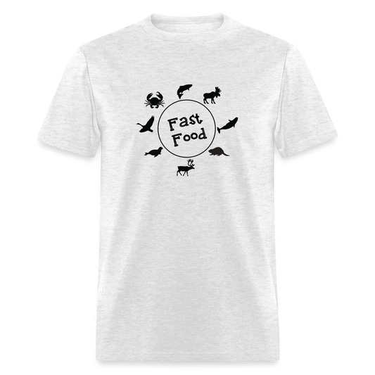 Fast Food T-Shirt - light heather gray