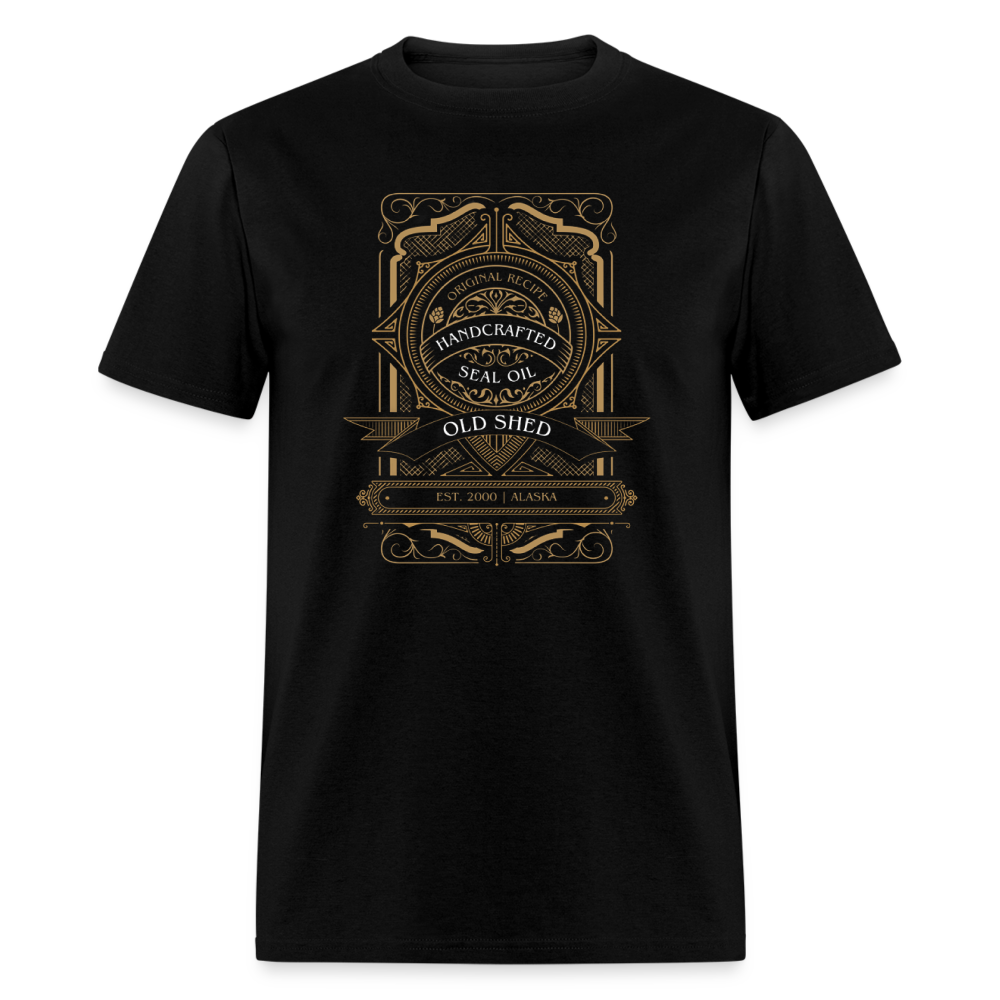 Handcrafted Seal Oil T-Shirt - black