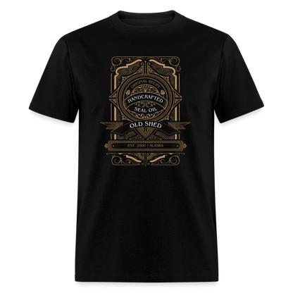 Handcrafted Seal Oil T-Shirt - black