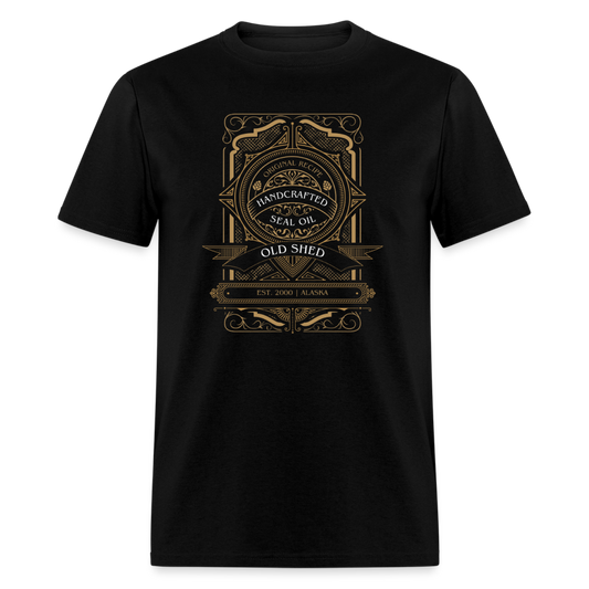 Handcrafted Seal Oil T-Shirt - black