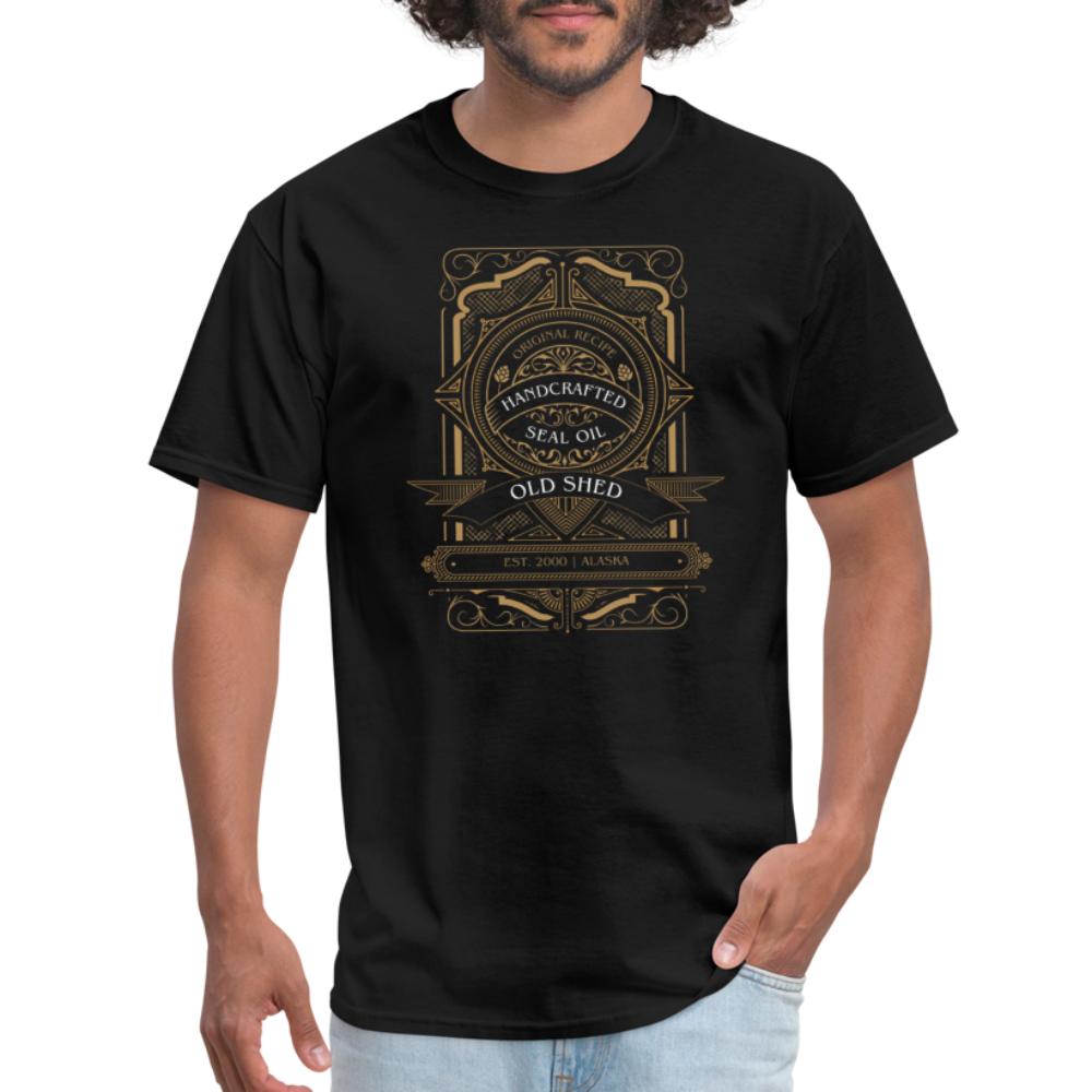 Handcrafted Seal Oil T-Shirt - black