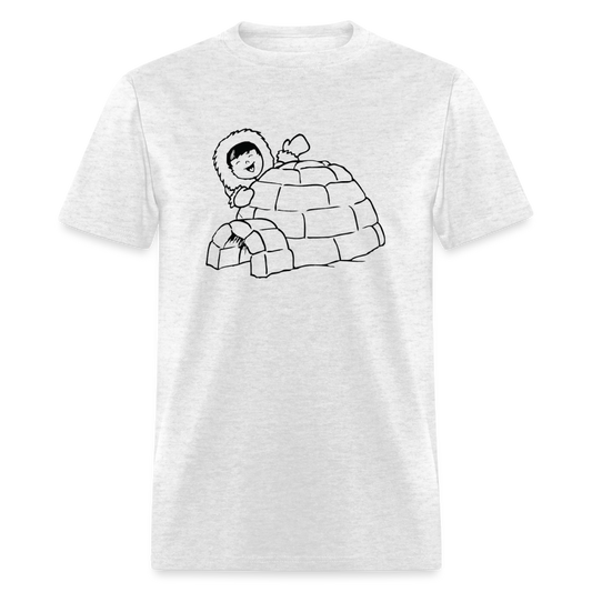 Eskimo Igloo T-Shirt - light heather gray