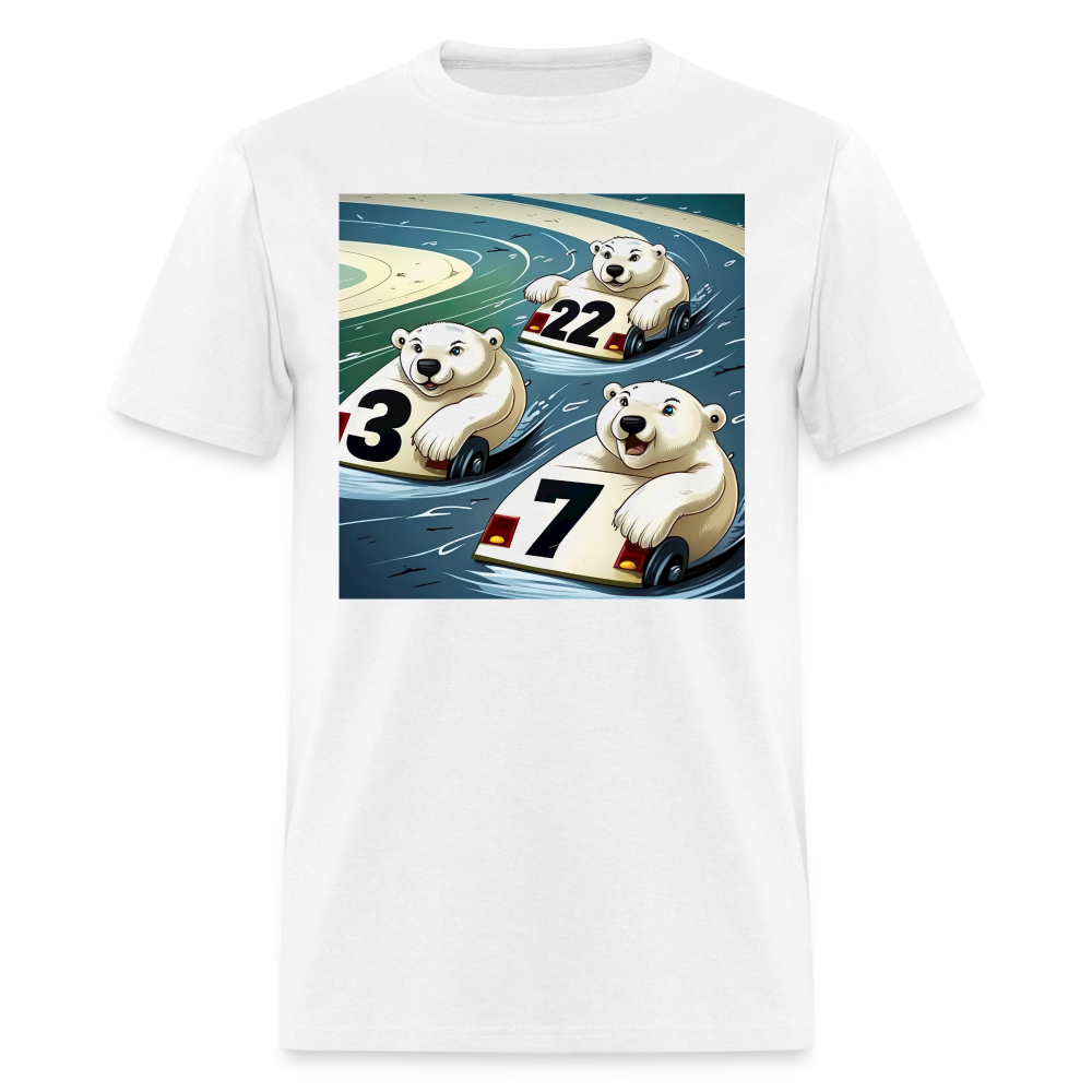 Polar Bear Racing T-Shirt - white