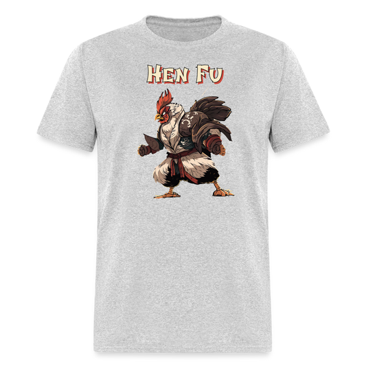 Hen Fu T-Shirt - heather gray