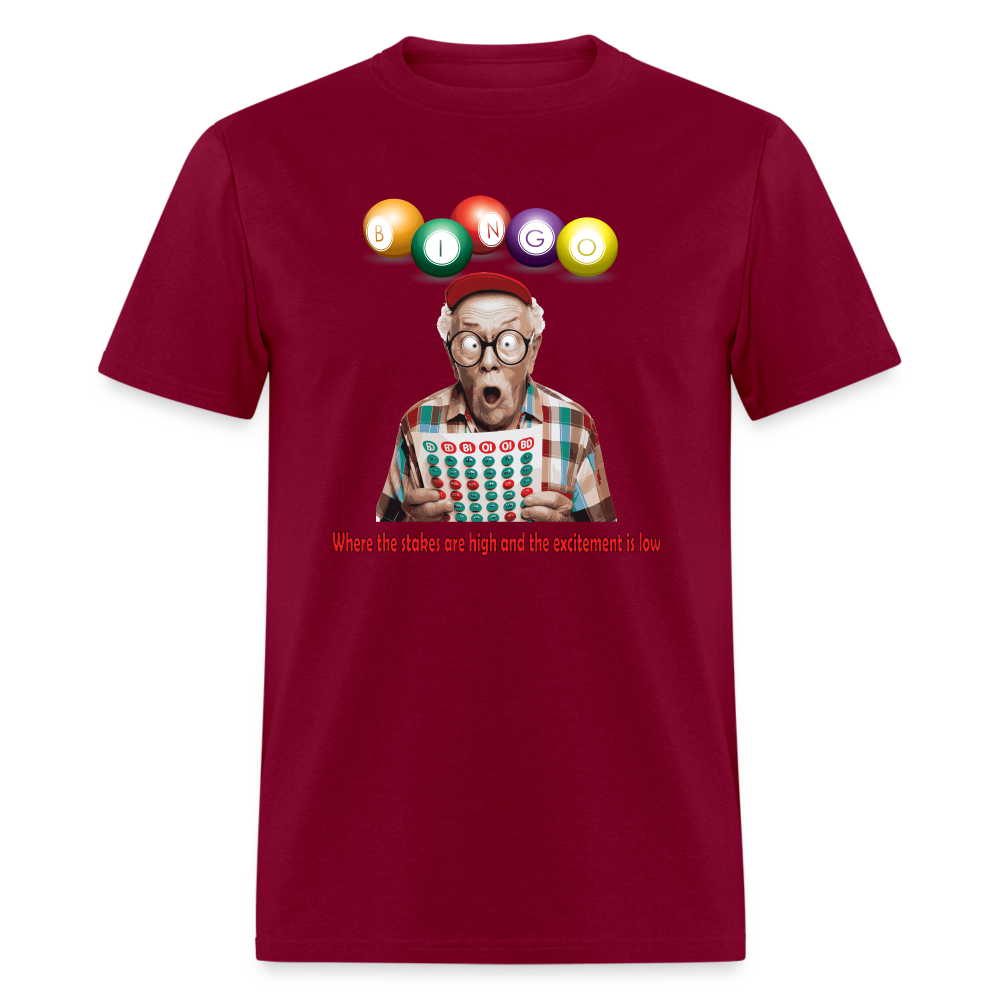 Bingo T-Shirt - burgundy