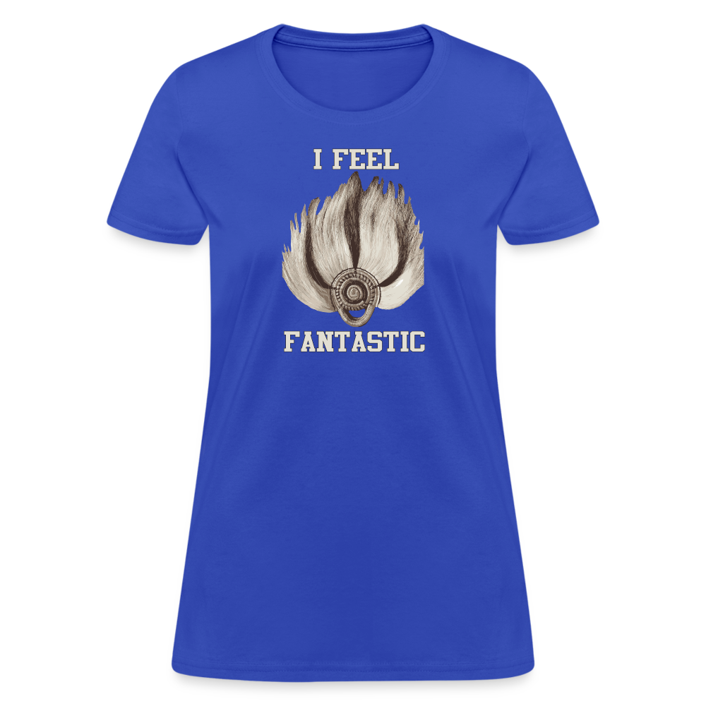 I Feel Fantastic T-Shirt - royal blue