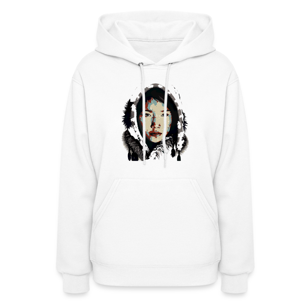 Eskimo Woman Women's Hoodie - white