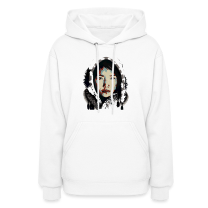 Eskimo Woman Women's Hoodie - white