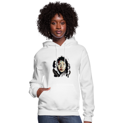 Eskimo Woman Women's Hoodie - white