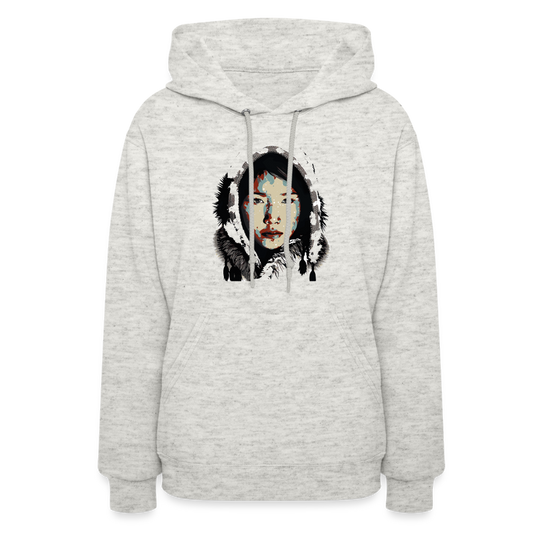 Eskimo Woman Women's Hoodie - heather oatmeal