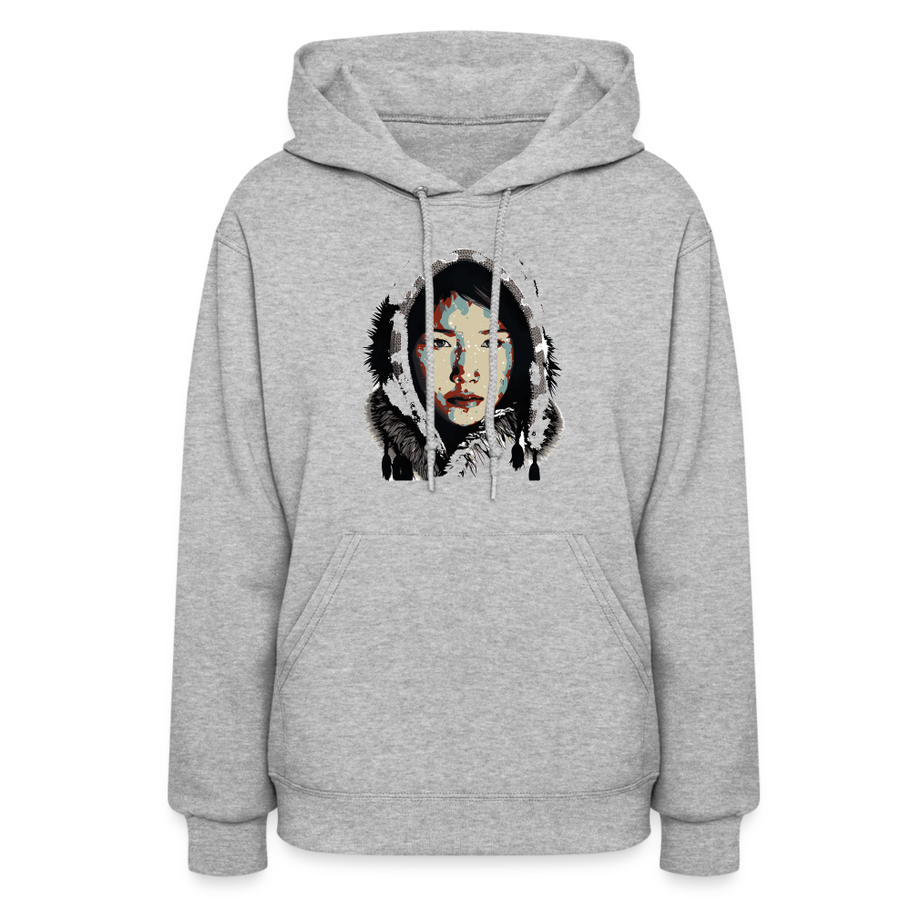 Eskimo Woman Women's Hoodie - heather gray