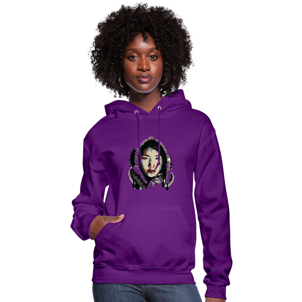 Eskimo Woman Women's Hoodie - purple