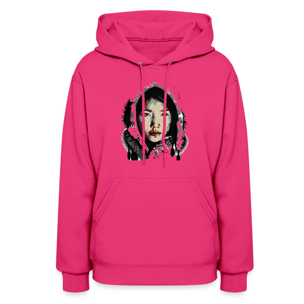 Eskimo Woman Women's Hoodie - fuchsia