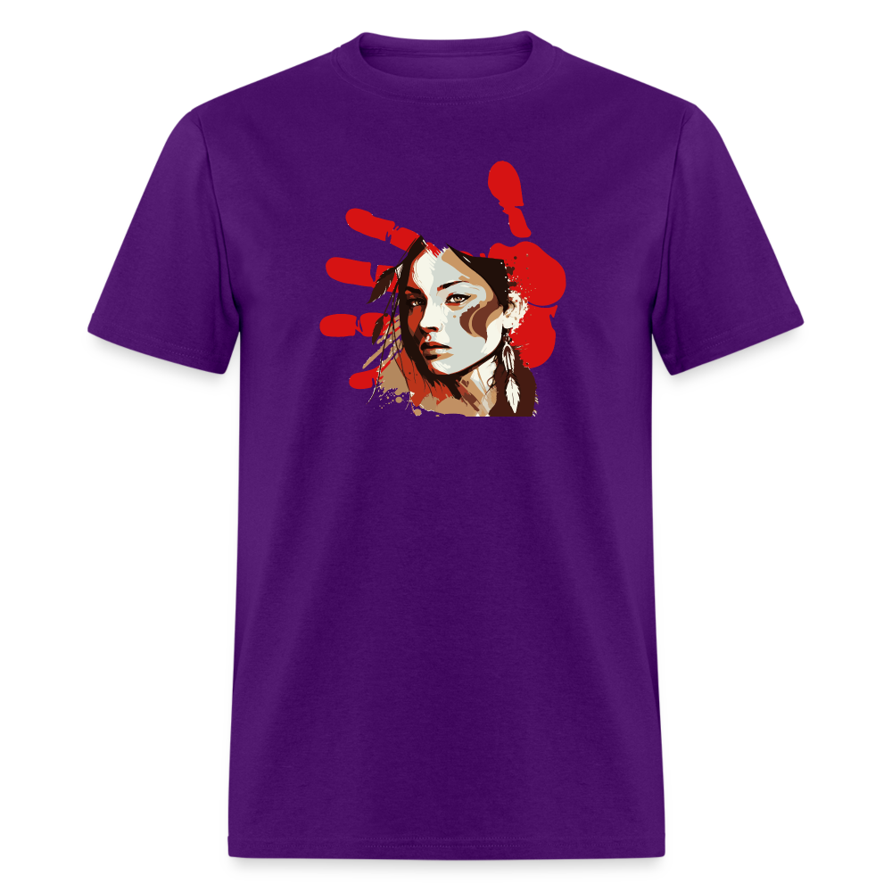 Stop Native Violence T-Shirt - purple