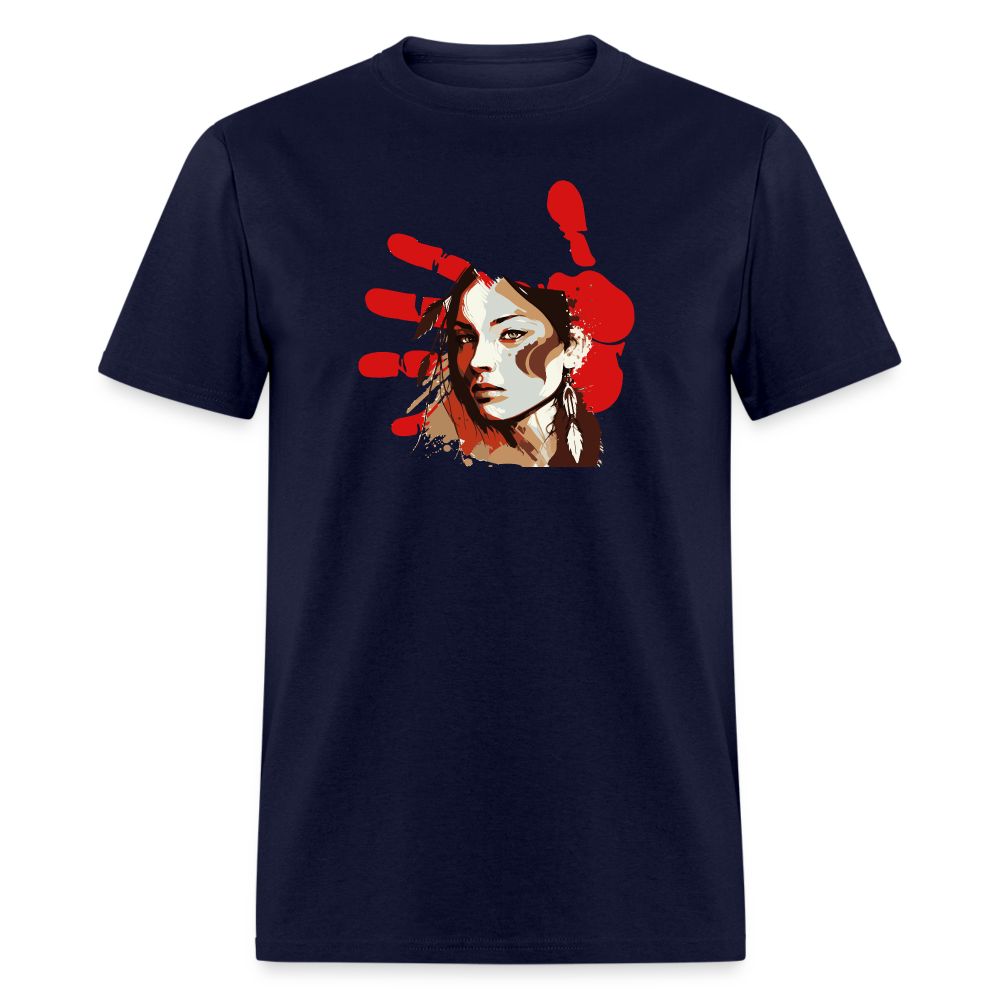 Stop Native Violence T-Shirt - navy