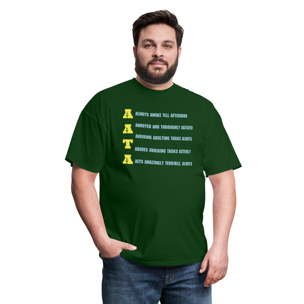 Aata Acronyms T-Shirt - forest green