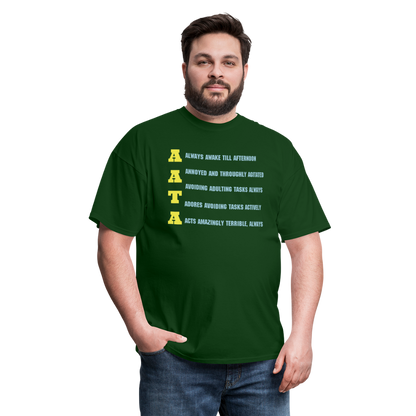 Aata Acronyms T-Shirt - forest green